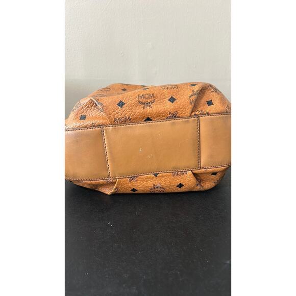 MCM cognac bucket crossbody bag - Picture 3 of 6